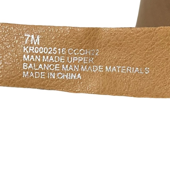 Korks Abloom Strappy Studded Clog Platform Slingback Sandals Brown Faux Leather - Picture 10 of 15